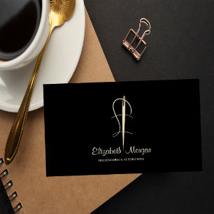 Cartão De Visita Elegante Profissional,Alterações de Costura com Ag