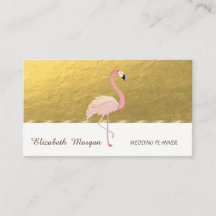 Elegante Profissional,Falso Ouro, Flamingo Rosa