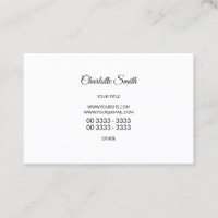 Elegante profissional Minimalistische