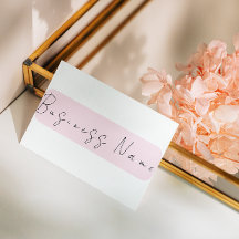 Elegante Rosa Minimalista com Código QR