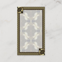 Cartão De Visita Elegante Rustic Abstrato Pattern