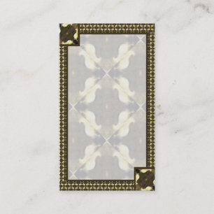 Cartão De Visita Elegante Rustic Abstrato Pattern