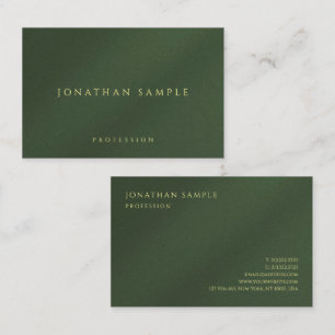 Cartão De Visita Elegante seu texto personalizado Papel brilhante T