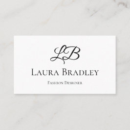 Cartão De Visita Elegante Simples 