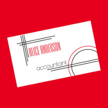 Elegante simples geométrico moderno vermelho preto