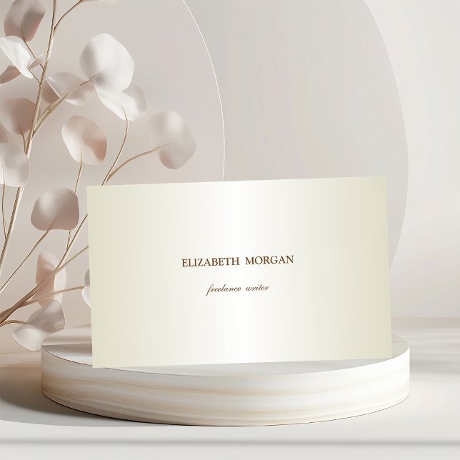 Cartão De Visita Elegante Simples, Minimalista (Criador carregado)