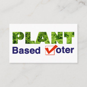 Cartão De Visita Eleitor Baseado em Planta