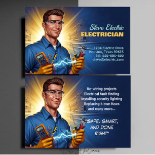 Cartão De Visita Eletricista 