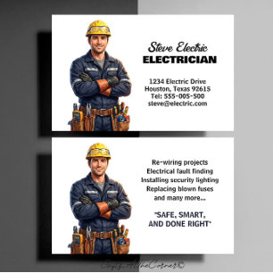 Cartão De Visita Eletricista