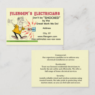 Cartão de Visita “Eletricista”