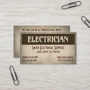 Cartão de visita elétrico