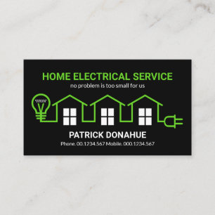 Cartão De Visita Elétrico do Circuito de Fiação Elétrico da Cas