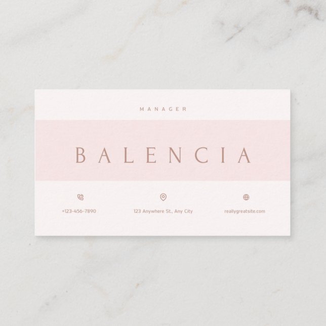 Cartão De Visita Elite Beauty & Style Expert (Verso)