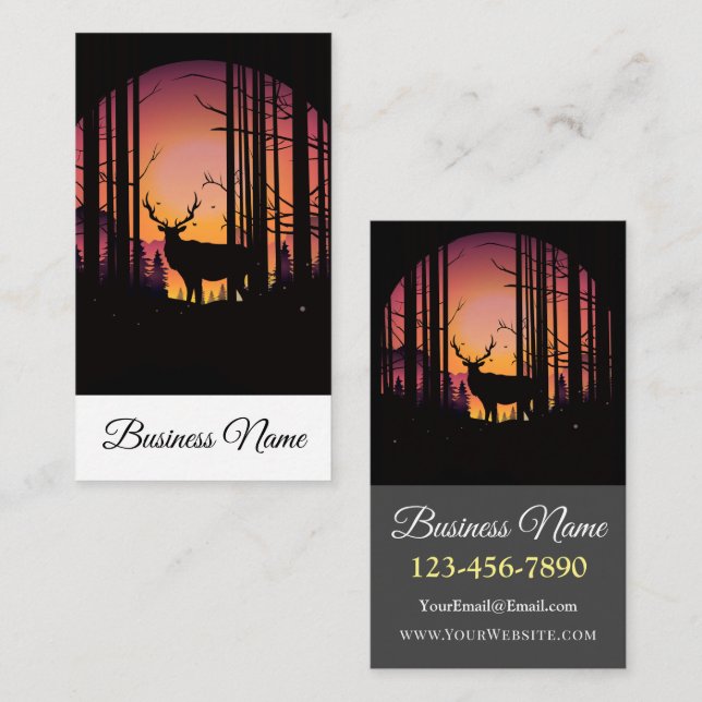 Cartão De Visita Elks Journey (Frente/Verso)