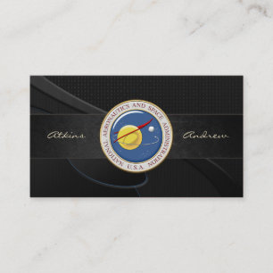 Cartão De Visita Emblem NASA [3D]