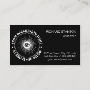 Cartão De Visita Emblema de Freemasonry