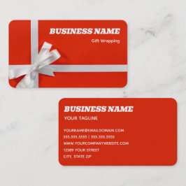 Cartão De Visita Embraiamento de Presente