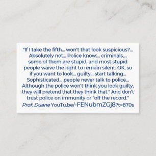 Cartão De Visita Emergências: Desastres ou Polícia