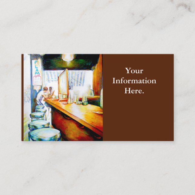 Cartão De Visita Emocional para motivar, lógica para justificar (Frente)