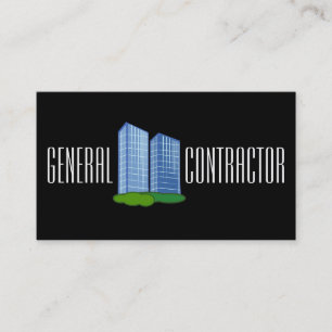 Cartão De Visita Empreiteiro Geral Gerente de Construção