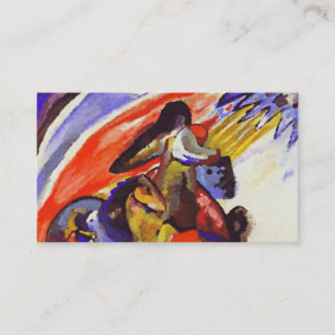 Cartão De Visita Empresa/Cartão de visita de pintura de Kandinsky