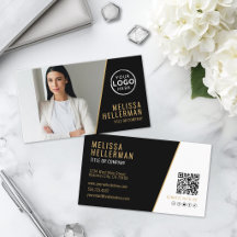 Empresa de Código QR de Foto Profissional Seu Logo