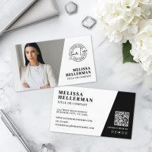 Empresa de Código QR de Foto Profissional Seu Logo
