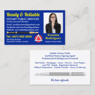 Cartão De Visita Empresa de Fotografias Personalizável para Notícia