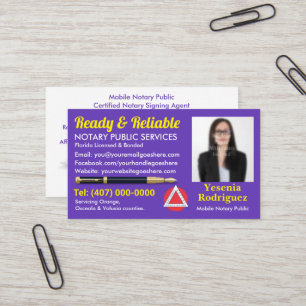 Cartão De Visita Empresa de Fotografias Personalizável para Notícia
