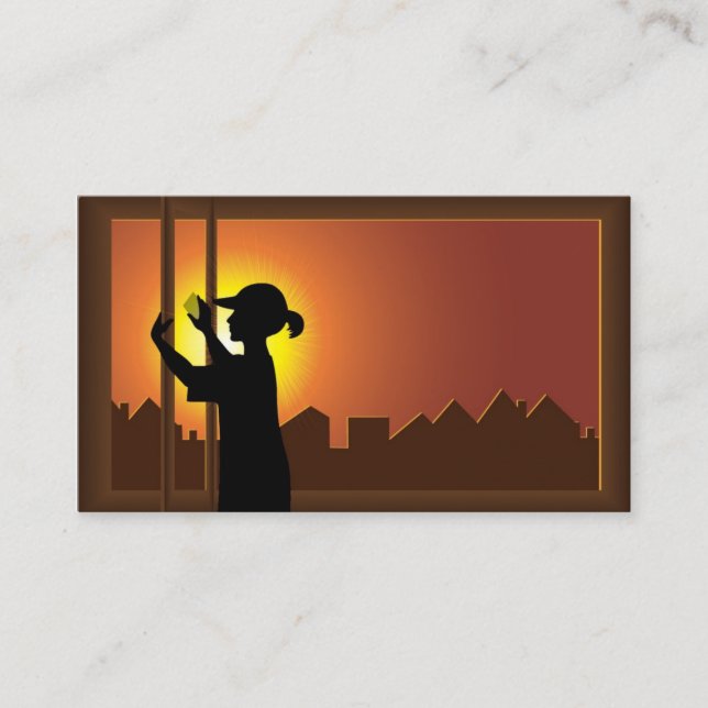 Cartão De Visita Empresa de limpeza (Frente)