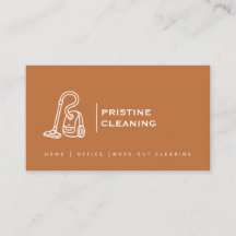 Empresa de Limpeza de Terracota Moderna QR Minimal