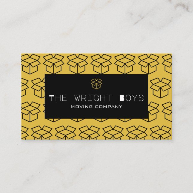 Cartão De Visita Empresa de Movimentação Profissional (Frente)