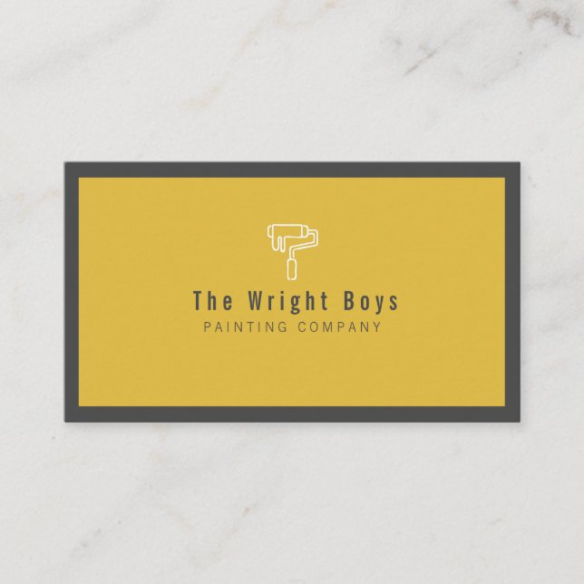 Cartão De Visita Empresa de Pintura Profissional (Frente)