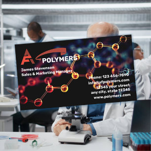 Cartão De Visita Empresa de Polímeros