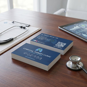Cartão De Visita Empresa de reabilitação pulmonar Código de Barra