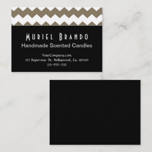 Cartão De Visita Empresa de Velas Elegantes