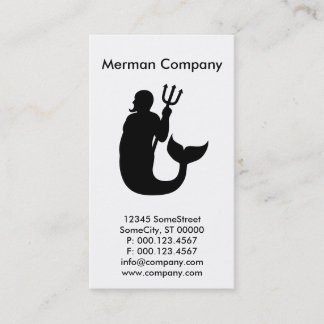 Cartão De Visita empresa merman personalizada