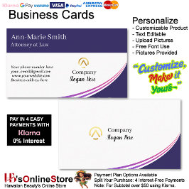 Cartão De Visita Empresa Modernista Minimalista Logotipo Rosa Roxo 