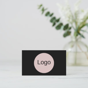 Cartão de Visita Empresarial Código QR Preto Car