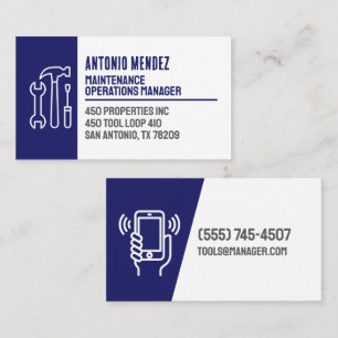 Cartão de Visita Empresarial com Logotipo de Marte