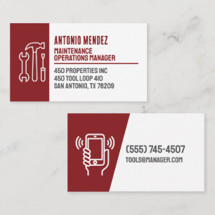 Cartão de Visita Empresarial com Logotipo de Marte