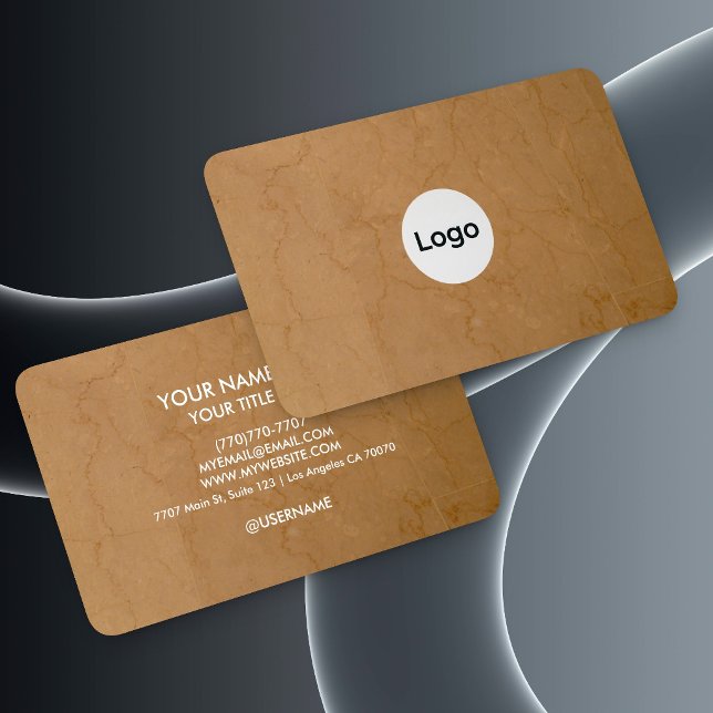 Cartão de Visita Empresarial com Logotipo Minimali (Criador carregado)