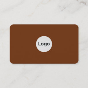 Cartão de Visita Empresarial com Logotipo Minimali