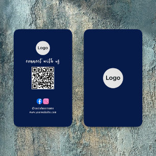 Cartão de Visita Empresarial com Logotipo Moderno