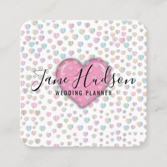 Cartão de Visita Empresarial Editável Minimalista  (Frente)