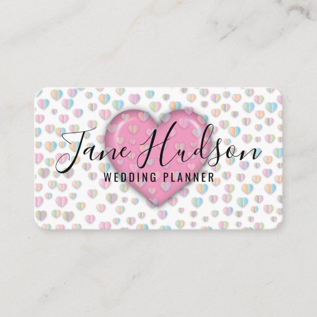 Cartão de Visita Empresarial Editável Minimalista  (Frente)