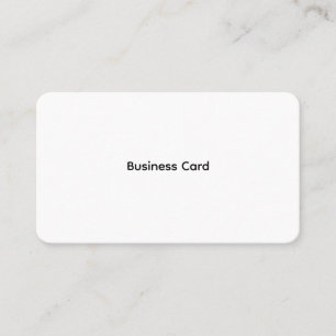 Cartão de Visita Empresarial Padrão Personalizado