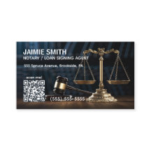 Cartão de Visita Empresarial QR Notarial