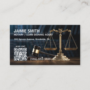 Cartão de Visita Empresarial QR Notarial