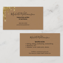 Cartão De Visita Empresário Proprietário de Pequenas Empresas Freel